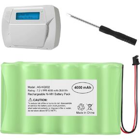 بطارية Futurebatt DSC IMPASSA 9057 لـ ADT DSC IMPASSA 9057 SCW9055 SCW9057 BH7236-SS 17000145 17000152 لوحة التحكم في إنذار نظام أمان المنزل اللاسلكي in Kuwait
