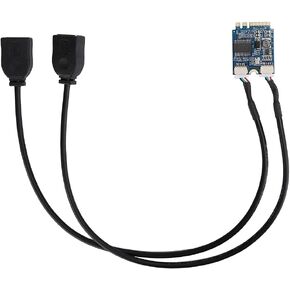 بطاقة M.2 NGFF إلى USB Riser موثوقة مع واجهة AE رئيسية تدعم WinXP/for Vista/لمستخدمي 32 بت/64 بت، تصميم مدمج مع ملحق بمنفذي USB2.0 in Kuwait