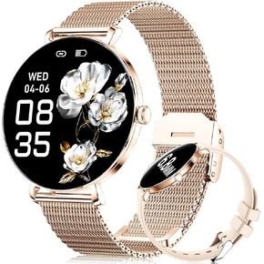 LIGE Smart Watches for Women(Answer/Make Call),Ultra-Thin 6.8mm/1.43" AMOLED Smartwatch with Heart Rate/Sleep Monitor,IP68 Waterproof Fitness Tracker 120 Sport Modes for Android iOS,Sliver in Saudi Arabia