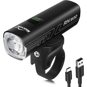 أضواء الدراجة Magicshine 600 Lumens، ضوء أمامي للدراجة قابل لإعادة الشحن USB C، مصباح أمامي للدراجة مقاوم للماء IPX7 مع عدسة مضادة للوهج، مصابيح أمامية للدراجة لركوب الدراجات على الطرق الحضرية-RN 600 V2.0 in Kuwait