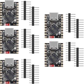 AITRIP 5PCS Type-C Supermini ESP32-S3 ESP32 S3 Development Board Dual-Core Processor, 160MHz Running Frequency, 2.4GHz Wi-Fi & Bluetooth Compatible with Arduino IDE & MicroPython in Kuwait