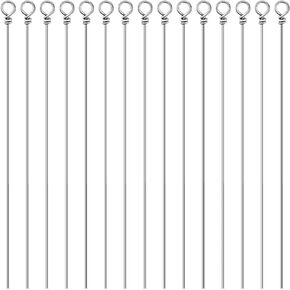 100 Pack Fishing Looped Spinner Shaft, Stainless Steel Wire Spinner Baits 160 * 0.7mm Fishing Lure Making Supplies Lure Making Kit Rigs for Freshwater Saltwater Bass Trout Walleye Salmon Catfish in Saudi Arabia