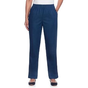 Alfred Dunner Women's Plus-Size Poly Proportioned Medium Pant in Kuwait