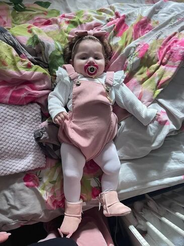 Infant Baby Girl Clothes Solid Ribbed Ruffle Sleeve Top and Overall Shorts with Headband Newborn Outfits Set in Saudi Arabia