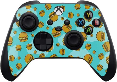 MightySkins Skin Compatible with Xbox Series X and S Controller - Burger Heaven | Protective, Durable, and Unique Vinyl Decal wrap Cover | Easy to Apply and Change Styles | Made in The USA in Saudi Arabia