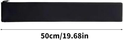 Cable Sleeve with Zipper, Cable Management System, Wire Organizer for Desk Computer TV Home Theater, Cord Hider Cover for Wires Cables, 1 Pack, Black in Saudi Arabia