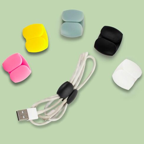 Cable Organizer Clips, Multi-Functional Line Finishing Buckles for Charging Cables, Earphones, and Travel Cable Management in Saudi Arabia