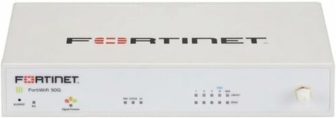 جدار الحماية اللاسلكي من الجيل التالي من Fortinet FortiWiFi 50G وترخيص موحد للحماية من التهديدات لمدة 3 سنوات بالإضافة إلى FortiCare Premium | بوابة Wi-Fi 6 SD-WAN الآمنة لشبكات الشركات الصغيرة والمتوسطة (FWF-50G-A-BDL-950-36) in Saudi Arabia