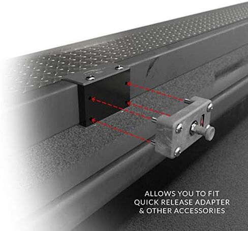 Alumaweld 1 1/4" x 2" طقم منزلق Gunnel Rail - ملحقات قارب الصيد Alumaweld in Saudi Arabia