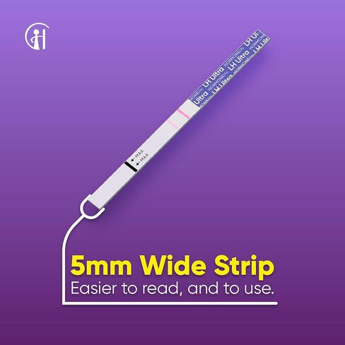 شرائط اختبار الإباضة LH فائقة الدقة - توقع فترة الخصوبة مع تتبع مستوى LH، سهل الاستخدام المنزلي، 15 اختبارًا in Kuwait