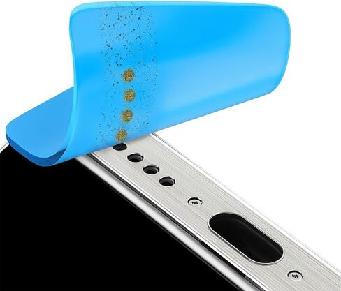 Speaker & Charging Port Cleaning Kit Compatible with iPhone, Samsung, iPad, AirPods & Pixel – Dust Removal Tool Set with 40 Sticky Pads & Brush for Phone Speaker and Port Deep Cleaning in Saudi Arabia