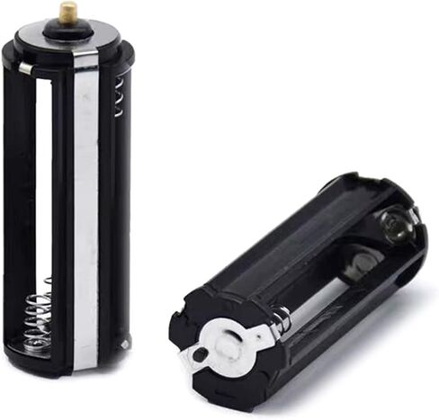 3A Positive And Same-Terminal Battery Holder, 18650 Tube, Black Cylindrical Box Storage Box in Saudi Arabia