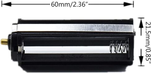 3A Positive And Same-Terminal Battery Holder, 18650 Tube, Black Cylindrical Box Storage Box in Saudi Arabia