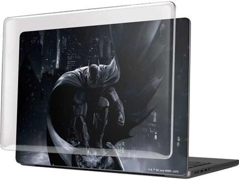 حافظة Skinit + غلاف متوافق مع جهاز MacBook Pro 14in (2021) - تصميم Warner Bros Batman Smoke المرخص رسميًا in Kuwait