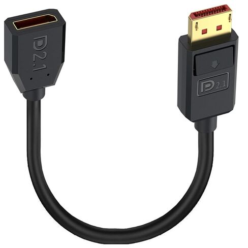 DisplayPort 2.1 Cable, 52Gbps Bandwidth Supports 16K@30Hz and 8K@240Hz for Gaming Monitor, TV, PC, Laptop 15cm (Up) in Saudi Arabia