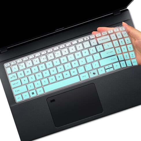 Keyboard Cover for Acer Aspire 15 A15-41/51/61M & Aspire Go 15 AG15-31P/42P/51P/71P & Aspire Vero 16 AV16-51P 58KU/7063/5641 AV16-51PT-74NR & Aspire 16 A16-51 Keyboard Cover Protector-Ombremint in Kuwait