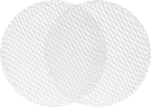 ACROPIX Universal 7 بوصة مكبر صوت شبكي لمضخم الصوت 183x193x11 ملم بدون إطار أبيض - عبوة من 2 in Kuwait