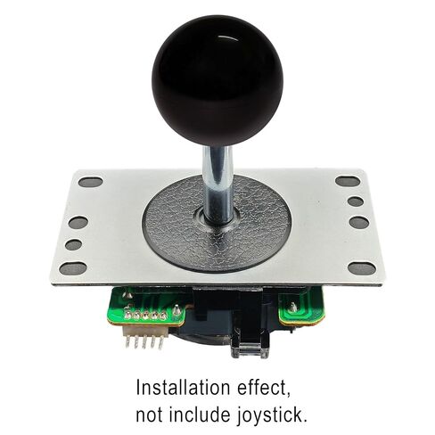 Sghgcvjjf 2Pcs Arcade Replacement Parts,Arcade Joystick Ball Top,Round Joystick Head,for Arcade1up Zippy Sanwa Seimits Joystick with M6 Screw Thread（Black） in Saudi Arabia