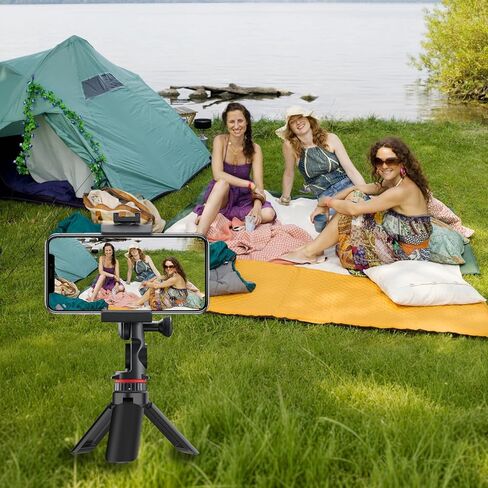 Mini Tripod Compatible with DJI OSMO Pocket 3, Stable Portable Pocket Stand, Desk Small Handheld Selfie Stick with 1/4" Screw in Kuwait