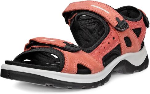 Ecco Women's Yucatan Sport Sandal ، Brick/Chili Red Nubuck ، 7-7. 5 in Kuwait