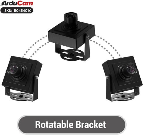 Arducam 5MP HDR USB Camera Module, 101°(D) Wide Angle UVC Webcam with M12 Lens for Windows, Linux, Android, and Mac OS in Saudi Arabia