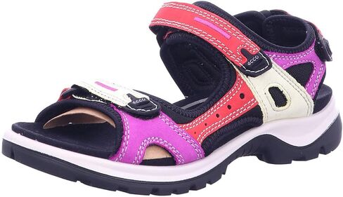 ECCO Women's Yucatan Sport Sandal, Brick/Chili RED Nubuck, 7-7. 5 in Saudi Arabia