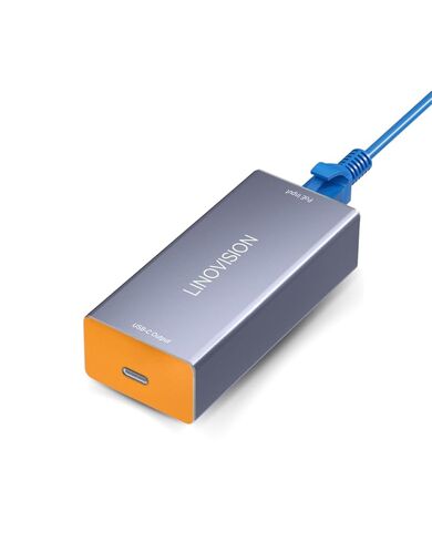 محول LINOVISION Gigabit 60W POE++ إلى USB C، البيانات والطاقة من خلال كابل واحد، IEEE802.3 af/at/bt POE++ إلى USB نوع C مع مخرج 5V /9V /12V /15V /20V للكمبيوتر المحمول، ومحور الصدى، والهاتف، والكمبيوتر اللوحي in Kuwait