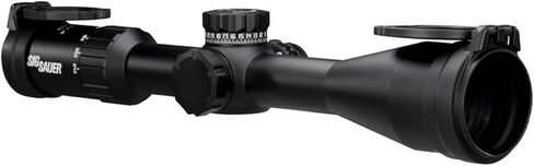 SIG SAUER WHISKEY4 6-24X50mm 30mm أنبوب F1/FFP متين ودقيق مقاوم للماء مضاد للضباب أسود للصيد والرماية، أغطية قابلة للطي ورافعة رمي متضمنة in Kuwait