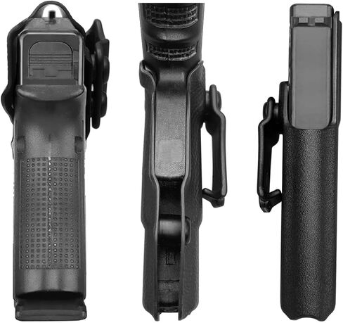 POLE.CRAFT IWB Kydex Holster Optics Cut Fits: Glock 19 MOS 19X 25 44 45 (Gen 1-5) & Glock 23 32 (Gen 3 4) - Glock 17 (Gen 1-5) / Glock 22 Glock 31 (Gen 3-4) Pistol - Inside Waistband Accessories in Saudi Arabia