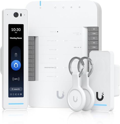 UBIQUITI UniFi Access Gen 2 Pro Starter Kit - Comprehensive UniFi Access Starter Kit - UniFi Dream Machine Pro Required in Saudi Arabia