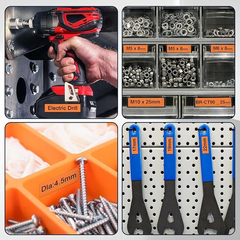 3 Pack Compatible for Dymo Rhino 18436 3/4" 19mm Black on Orange Vinyl Permanent Industrial Label Tape for Rhino 4200 5000 5200 6000 and 3M Label Maker in Saudi Arabia