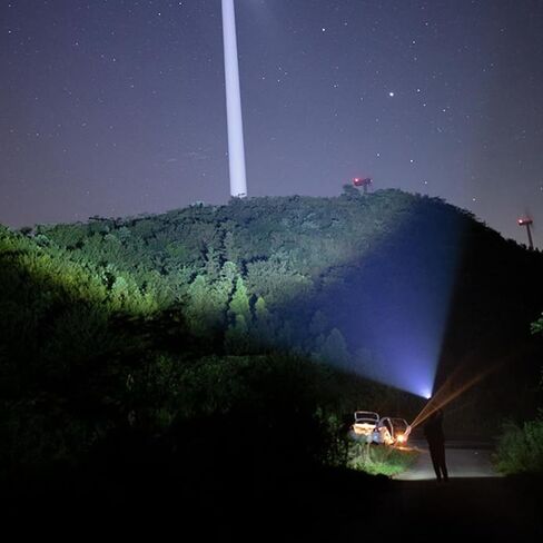 2 Pack Flashlights, (Batteries Not Included) Military Grade 5 Modes 3000 High Lumens Led Waterproof Handheld Flashlight for Camping Biking Hiking Outdoor and Home Use in Saudi Arabia