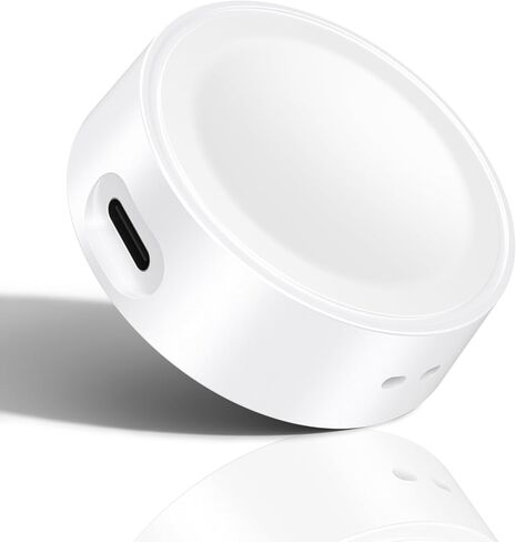 محول شاحن مغناطيسي USB-C لساعة سامسونج جالاكسي، قاعدة شحن لاسلكية محمولة مطورة لساعة جالاكسي 8/8 كلاسيك/7/ألترا/6/6 كلاسيك/5/5 برو/4/4 كلاسيك/3/أكتيف 2 (أسود) in Kuwait