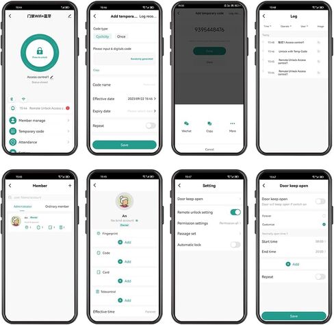 تتضمن مجموعة نظام التحكم في الوصول WiFi Tuya لوحة مفاتيح IP68 مقاومة للماء لبصمات الأصابع، وقفل باب بمزلاج كهربائي معدني لوضع NC، و10 مفاتيح RFID بتردد 125 كيلو هرتز، ومصدر طاقة 12 فولت 3 أمبير، وزر خروج. in Kuwait
