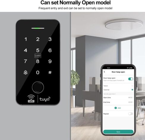 تتضمن مجموعة نظام التحكم في الوصول WiFi Tuya لوحة مفاتيح IP68 مقاومة للماء لبصمات الأصابع، وقفل باب بمزلاج كهربائي معدني لوضع NC، و10 مفاتيح RFID بتردد 125 كيلو هرتز، ومصدر طاقة 12 فولت 3 أمبير، وزر خروج. in Kuwait