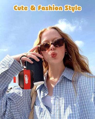Joyleop لـ Airpods Pro 3 Case - لطيف مضحك للنساء والبنات والأطفال جرلي 3D Kawaii Cola تصميم الرسوم المتحركة لينة سيليكون حالة وقائية لAirpods Pro الجيل الثالث 2025 غطاء مع سلسلة المفاتيح in Kuwait