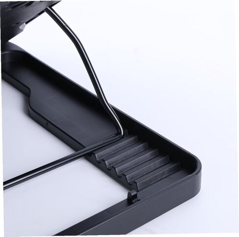 TEHAUX Laptop Cooling Pad with 5 Fans USB Cooling Device Adjustable Stand for Notebook and Gaming Laptops Black Non-Slip Base Cooler Mat in Saudi Arabia