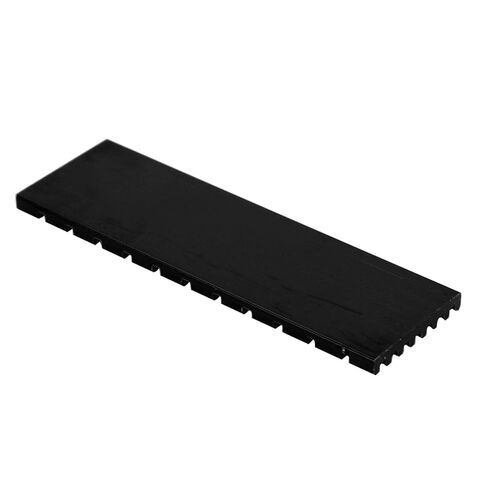 PCIE M2 SSD 2280 Heat Sink Cooler Radiator Premium Aluminum Alloy Cooling Fin for Desktop Laptop Computer Black Gold Optional 70x22x3mm (Black) in Saudi Arabia