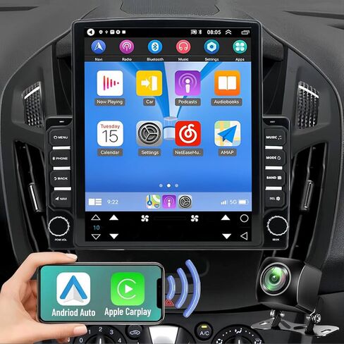 4G+64G Double Din Car Stereo for Ford Transit Connect 2014-2018 with Wireless CarPlay Android Auto, 9.7" HD Touch Screen Android 13 Car Audio Receiver Supports GPS Navi WiFi Bluetooth Backup Camera in Saudi Arabia