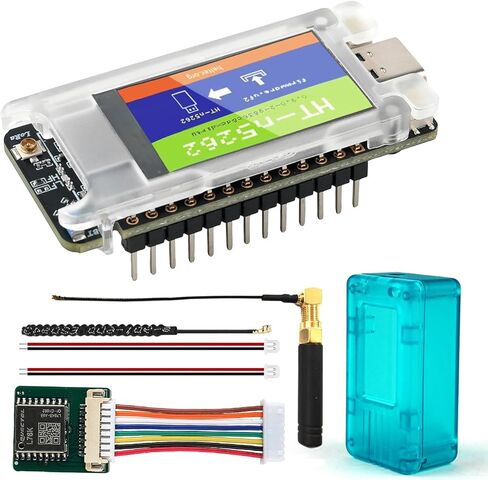 Heltec Mesh Node T114 V2 Tracker nRF52840 SX1262 LoRa Bluetooth 5.0 LoRaWAN مجموعة لوحة تطوير 1.14 بوصة شاشة LCD متوافقة مع Meshtastic Arduino in Kuwait