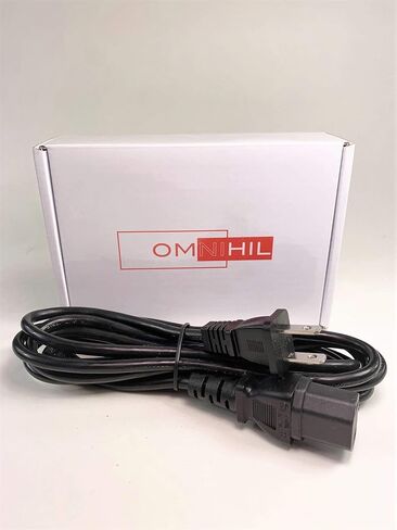 [مدرج في UL] سلك طاقة OMNIHIL بطول 8 أقدام AC/DC متوافق مع Klipsch SPL 150 SW in Saudi Arabia