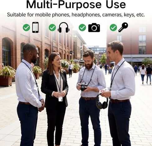 2 Pack Phone Lanyard Hands Free Crossbody Neck Rope for Teachers Travel Anti Drop Cell Phone Strap with Durable Pads Black Grey in Kuwait