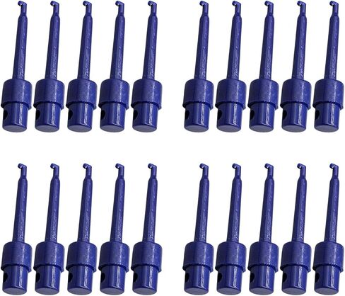 20Pcs Fishing Lure Display Clip Sturdy Bait Bracket Holder Equipment Lure Storage Alloy Portable for Collection Drying Fly Fishing Hooks in Saudi Arabia