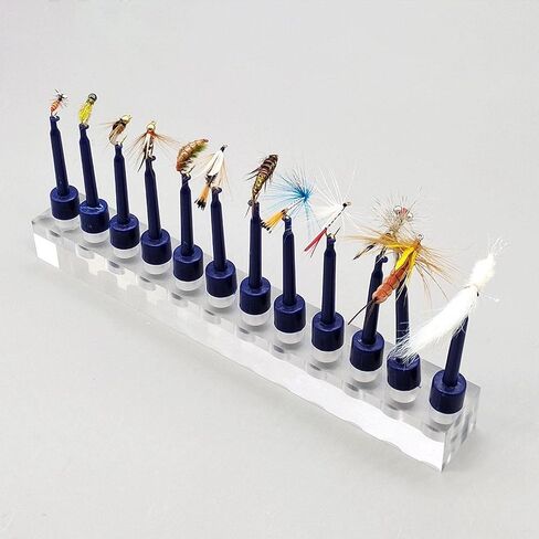 20Pcs Fishing Lure Display Clip Sturdy Bait Bracket Holder Equipment Lure Storage Alloy Portable for Collection Drying Fly Fishing Hooks in Saudi Arabia