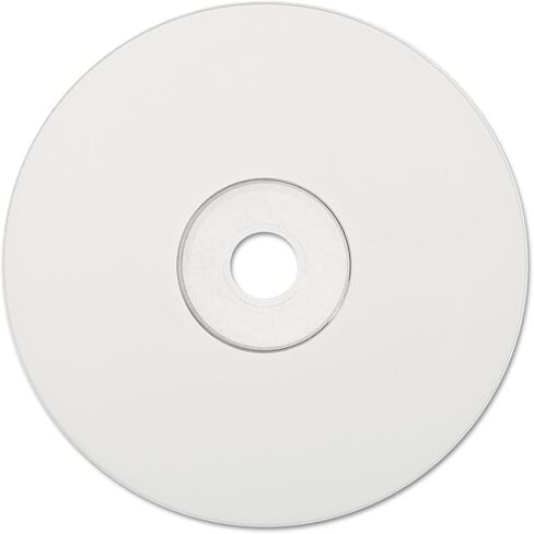 Verbatim CD-R Printable Recordable Disc, 700 MB, 52x, Spindle, White, 100/Pack in Saudi Arabia