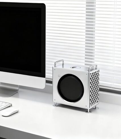 حامل هيكل من الألومنيوم لجهاز 2024 Mac mini M4/M4 Pro - حافظة Mac mini M4 - ملحقات لجهاز Mini 4 - تتضمن كابلين من النوع C وكابل صوت مقاس 3.5 مم - حامل Mac mini M4 in Saudi Arabia