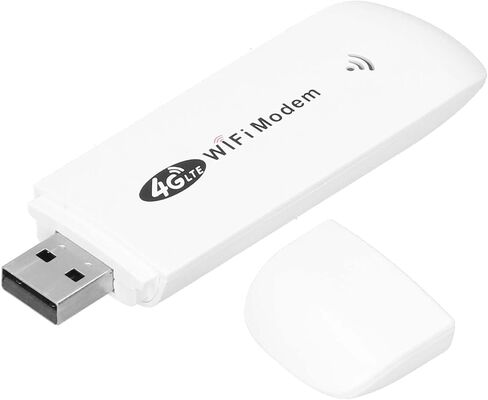 Drfeify 4G LTE WiFi Modem Dongle جهاز توجيه لاسلكي صغير مناسب لواي فاي السيارة مع فتحة بطاقة SIM، يدعم 150 ميجابايت في الثانية لنظام التشغيل WindowsAndroidLinux، مؤشر LED للمشاركة in Saudi Arabia