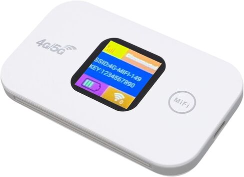 جهاز Keenso Compact 4G Mobile Hotspot LTE 300Mbps Pocket WiFi للتخييم أثناء السفر، نقطة اتصال محمولة للاتصالات المتزامنة in Saudi Arabia