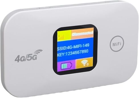 جهاز Keenso Compact 4G Mobile Hotspot LTE 300Mbps Pocket WiFi للتخييم أثناء السفر، نقطة اتصال محمولة للاتصالات المتزامنة in Saudi Arabia