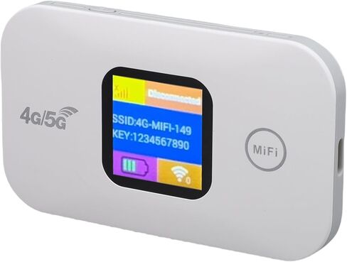 جهاز Keenso Compact 4G Mobile Hotspot LTE 300Mbps Pocket WiFi للتخييم أثناء السفر، نقطة اتصال محمولة للاتصالات المتزامنة in Saudi Arabia